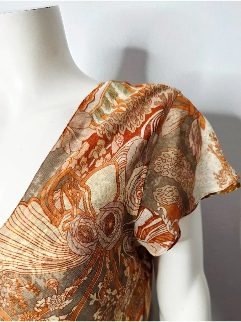Tory Burch Reversible Bias-Cut Maxi Gown